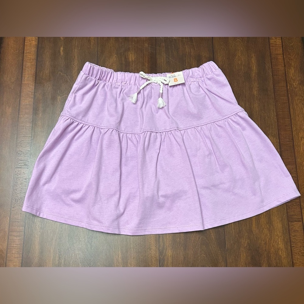 Purple Tiered Kids Skirt